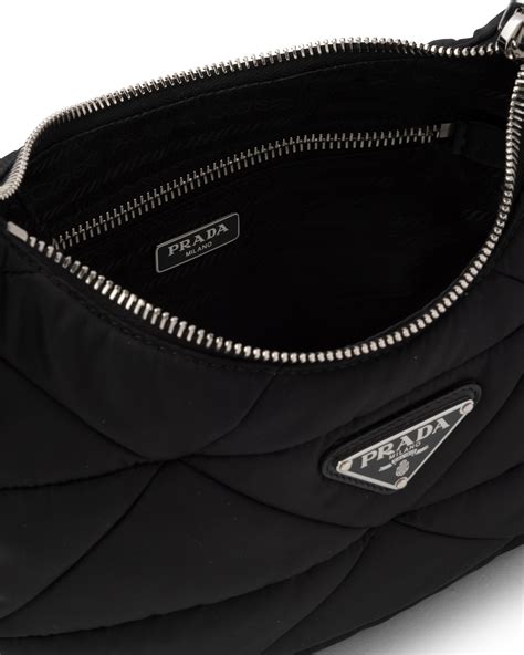 women's prada shoulder bag|Prada padded nylon shoulder bag.